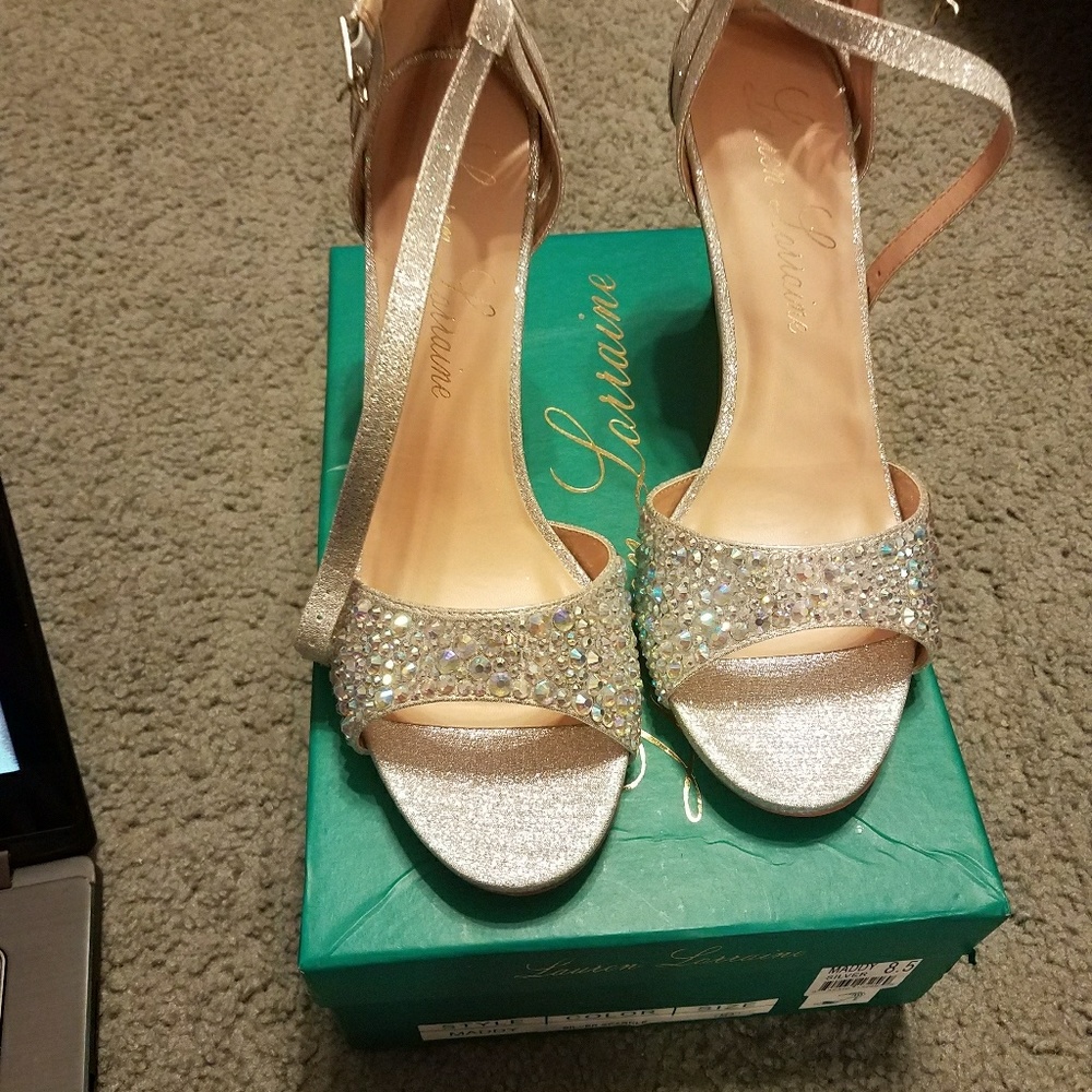 Iridescent Jewel Heels